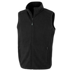 Result Genuine Recycled Mens Polarthermic Fleece Body Warmer / Black